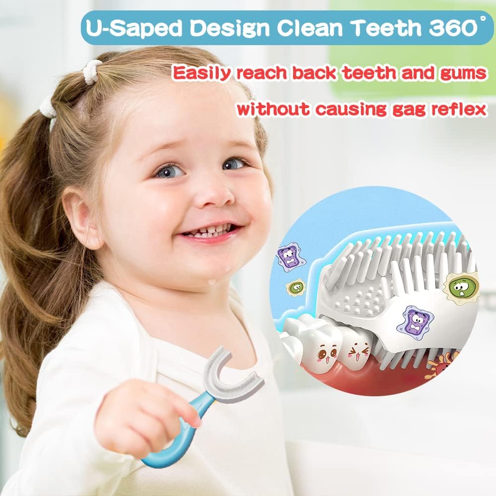 U Shape 360 Degree Toothbrush for Kids (2 - 6 Years)