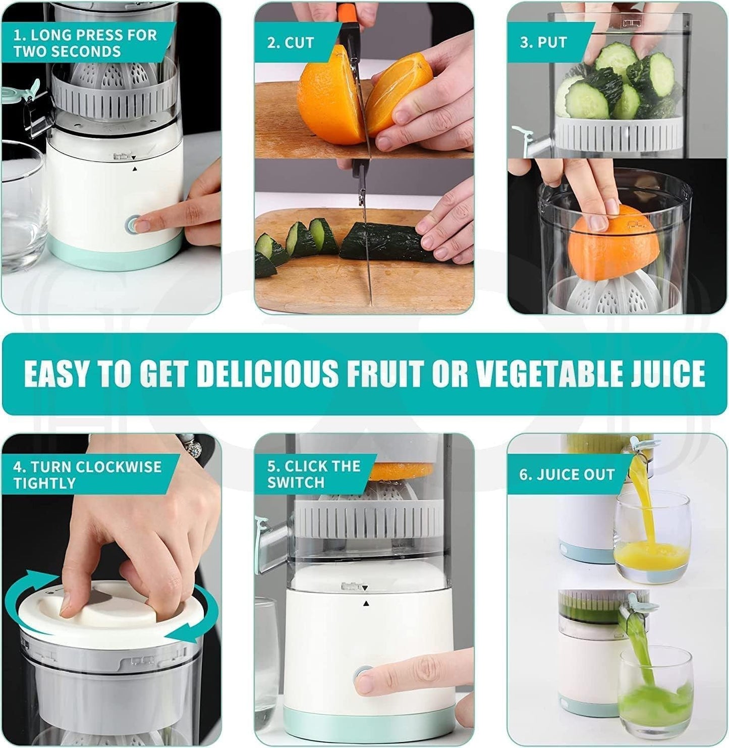 Portable Electric Juicer