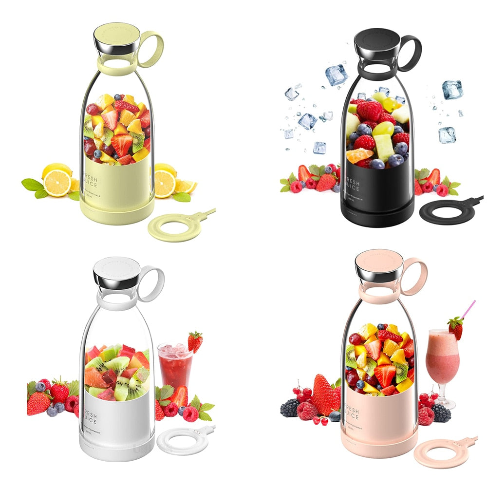 Portable Smoothie Blender Bottle